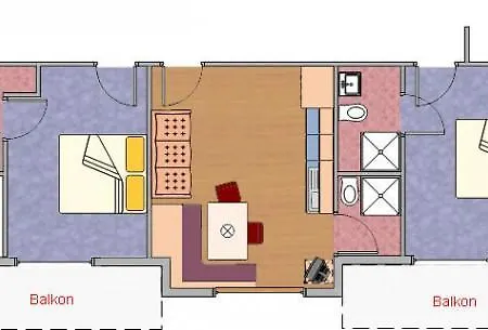 4 Elements Appartmenthaus Monarda דירה *